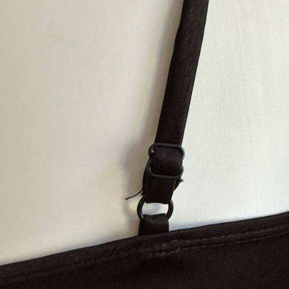 Forever 21 Black Mini Slip Dress Twisted padded Sweetheart Front SZ S. - Picture 6 of 11